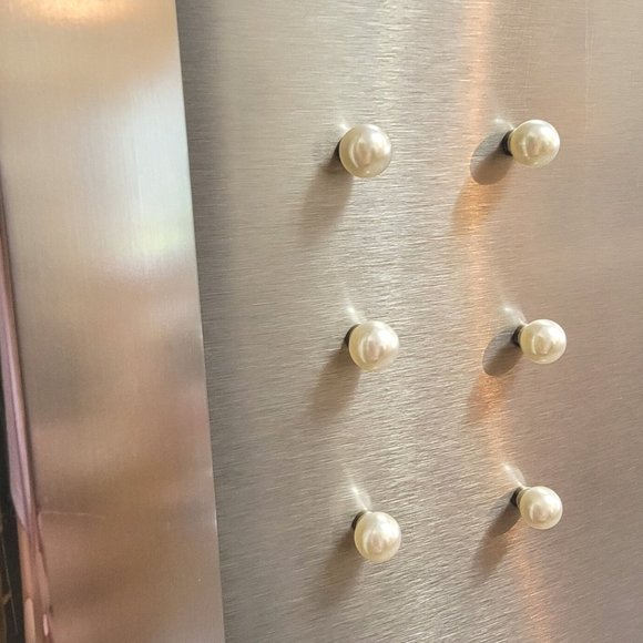 Ivory Pearl Magnet Set - Classy & Elegant Fridge Magnets - Picture 5 of 7